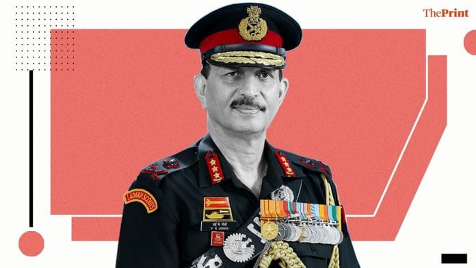 Northern Army Commander Lt Gen. Y.K. Joshi | Image: ThePrint