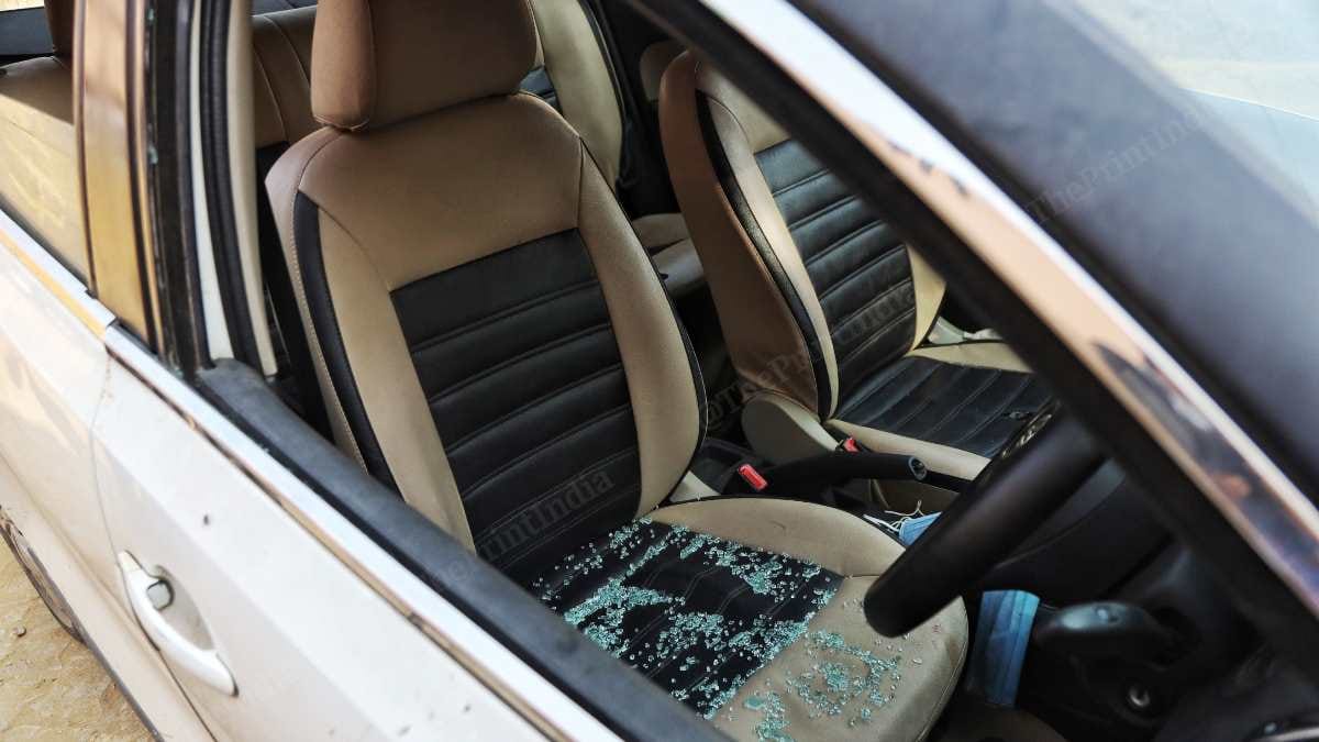 The car where Sukhwinder allegedly shot at Amarjeet Singh | Manisha Mondal | ThePrint