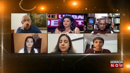 A screengrab of Mirror Now | YouTube