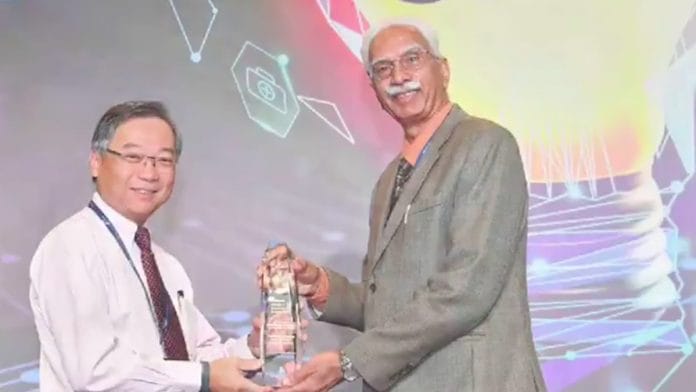 Dr. Jairnal Singh (in grey) from a video grab | Twitter/@SingaporeCAAS