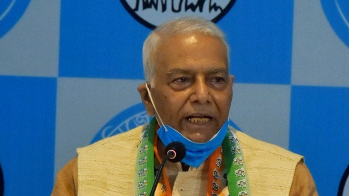 Former Union minister Yashwant Sinha joined Mamata Banerjee's Trinamool Congress last Saturday | Photo: ANI