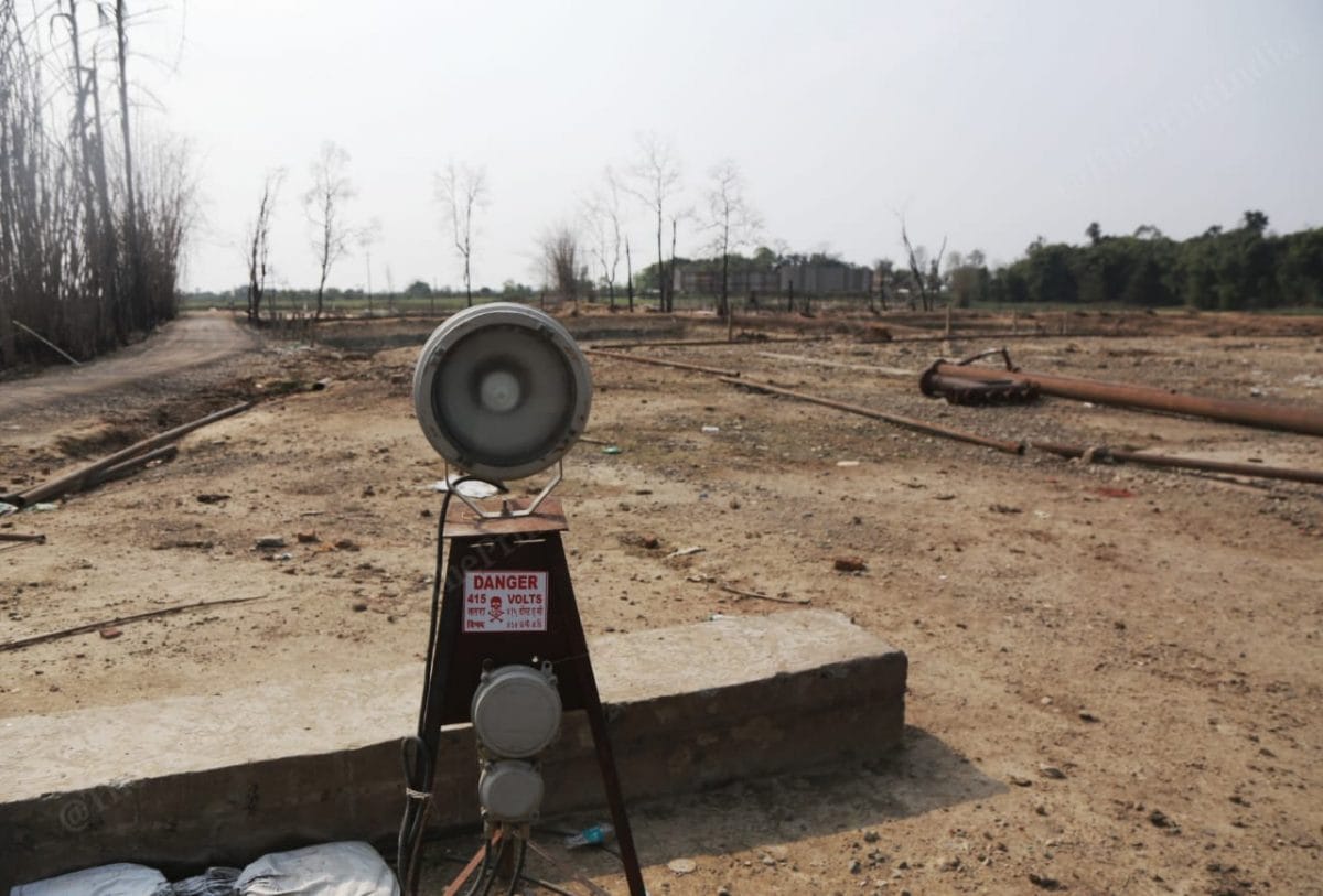 The deserted oil field that had exploded on 27 May 2020 and caught fire on 9 June| Photo: Manisha Mondal | ThePrint