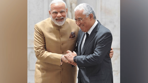 File photo of PM Modi and Portuguese counterpart António Luís Santos da Costa | Twitter/ANI