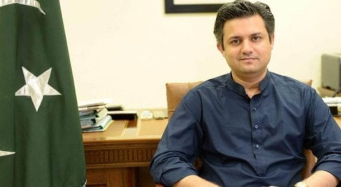 File photo of Pakistan Finance Minister Hammad Azhar | Twitter/@MoIB_Official