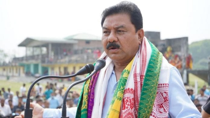File photo of Assam's BJP chief Ranjeet Kumar Dass | Twitter/@RanjeetkrDass