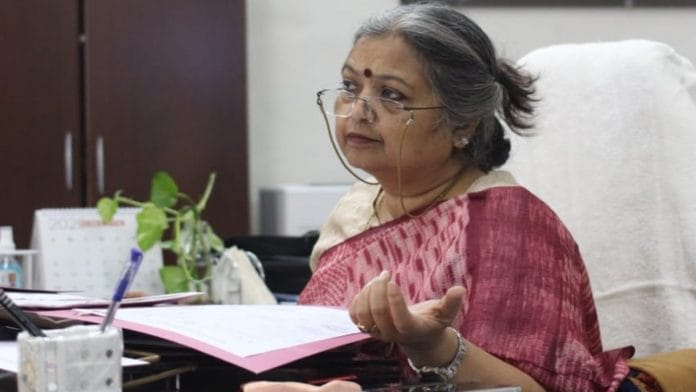 File image of Allahabad University VC Sangita Srivastava | Credit: allduniv.ac.in