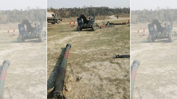 A photo from the site of the 23 February accident at Akhnoor | By special arrangement