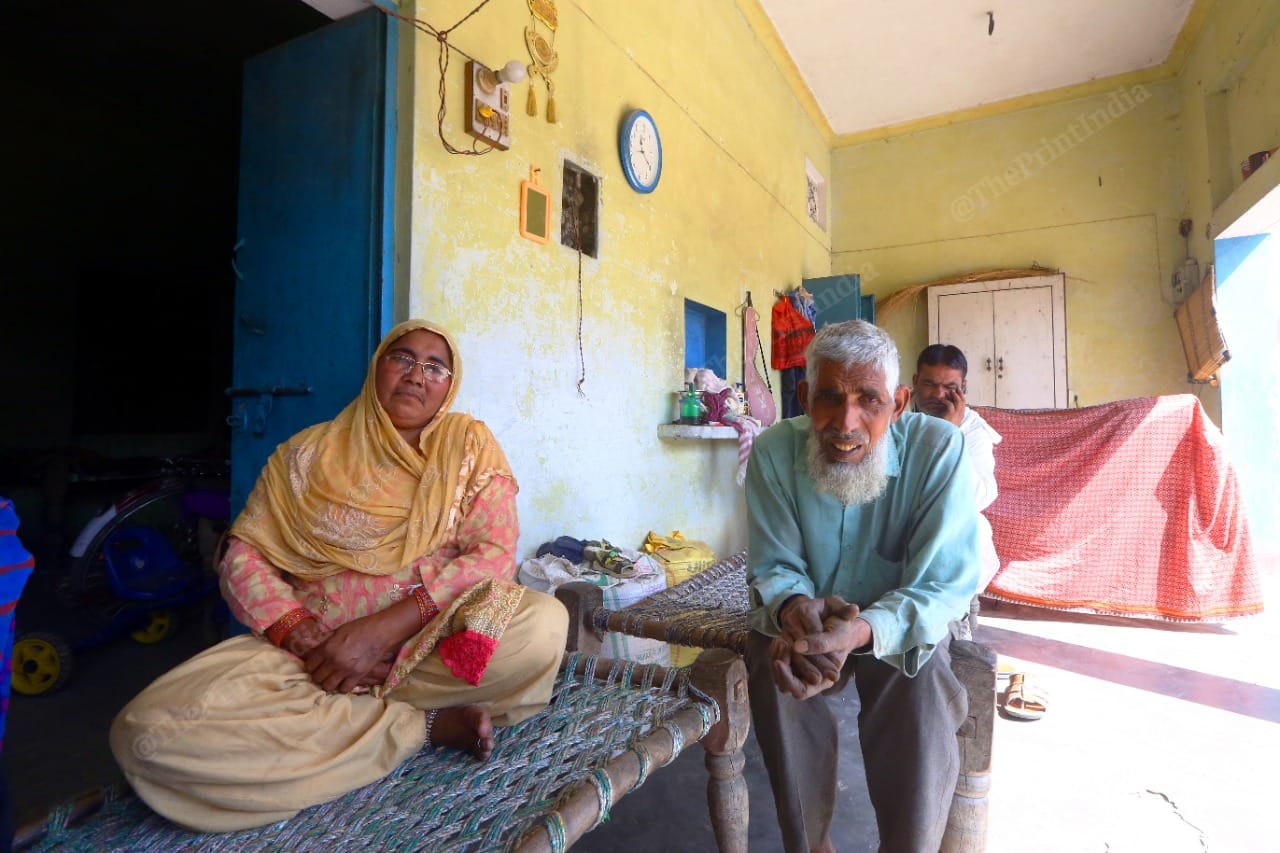 Sattar Ali with wife Fatima | Praveen Jain | ThePrint