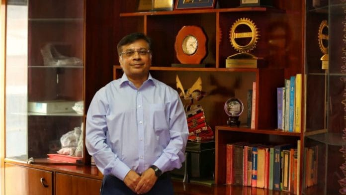 Rajiv Nath, managing director of the Haryana-based Hindustan Syringes and Medical Devices | Photo: Suraj Singh Bisht/ThePrint