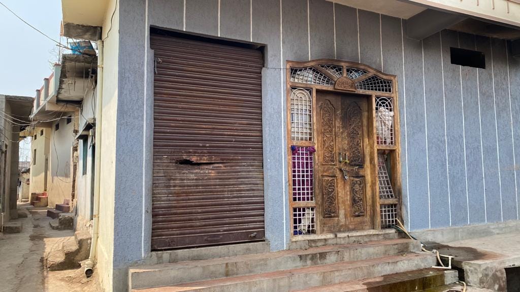 House set ablaze in the communal clash on 7 March, 2021 in Zulfiquar Gully in Bhainsa | Photo: Rishika Sadam | ThePrint