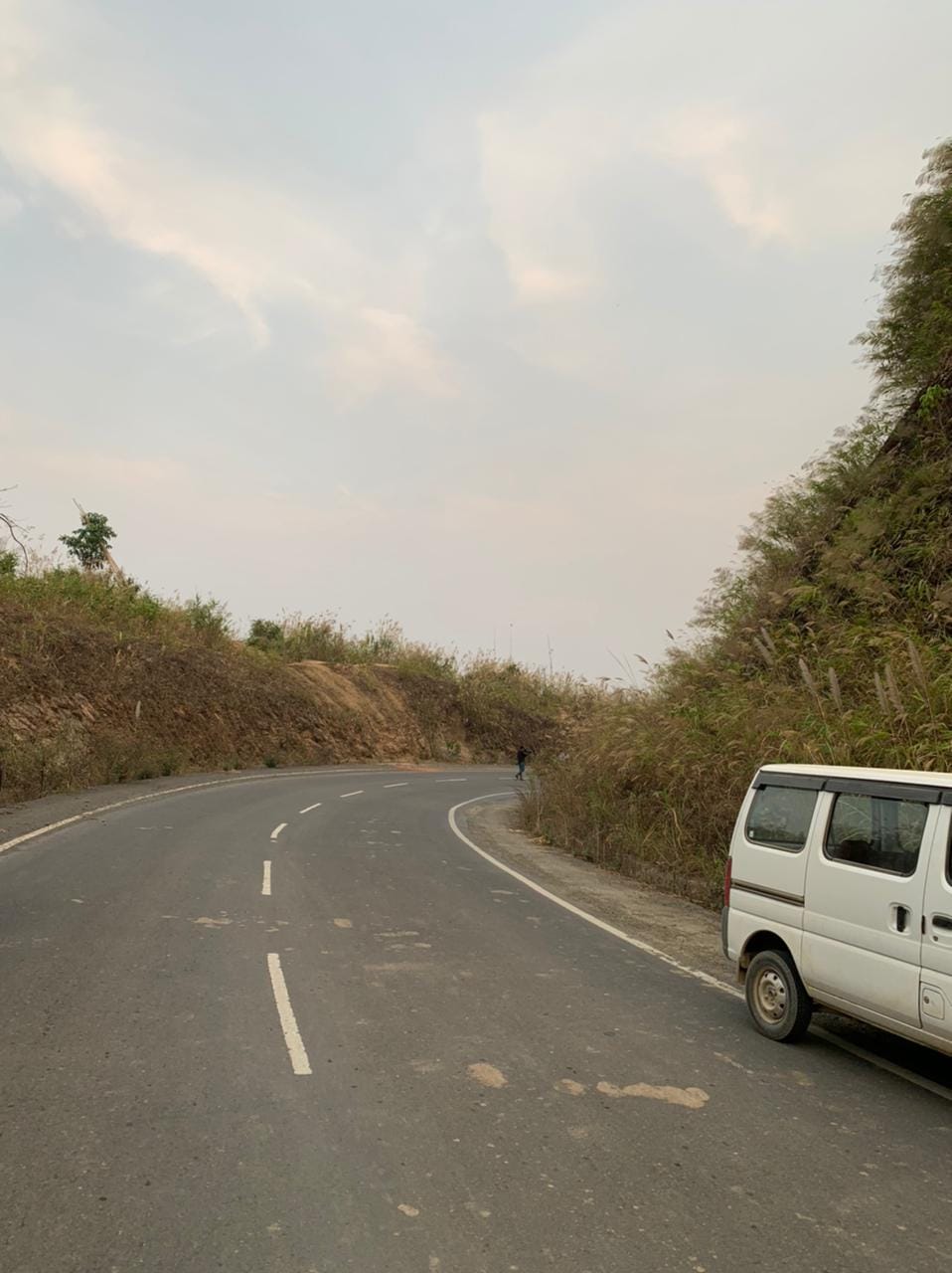 One of the completed stretches of road between Zorinpui and Lawngtlai | Amrita Nayak Dutta | ThePrint