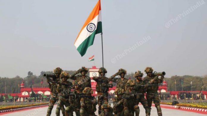 Representational image | Army personnel during the Army Day parade | Photo: Suraj Singh Bisht | ThePrint File Photo
