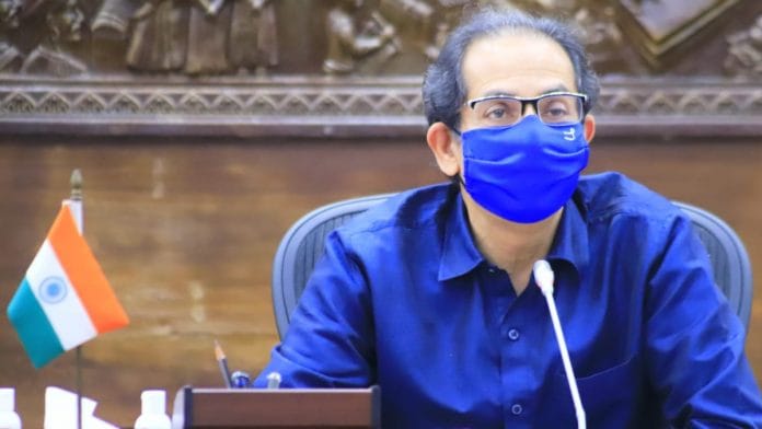 File image of Maharashtra CM Uddhav Thackeray | Twitter | @OfficeofUT