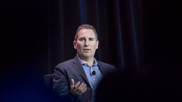 Andy Jassy, chief executive officer of web services at Amazon.com Inc., speaks during the Amazon Web Services (AWS) Summit in San Francisco, California, U.S., on Wednesday, April 19, 2017.| Photographer: David Paul Morris | Bloomberg