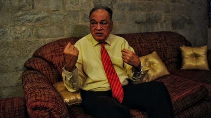 Colonel Ashok Tara (Retd) at his residence in Noida | Suraj Singh Bisht | ThePrint
