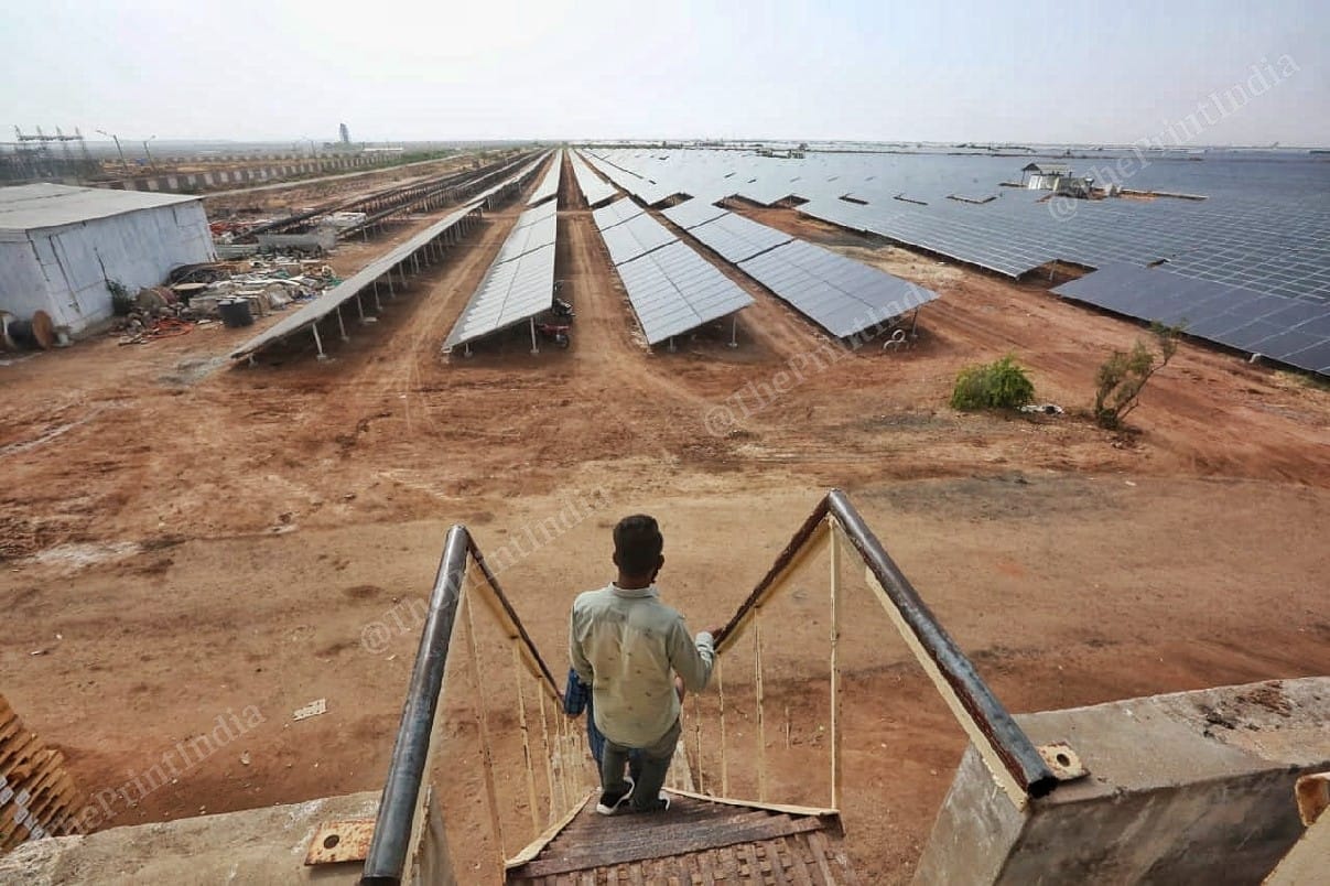 The solar park at Charanka in Gujarat now has a capacity to generate over 600 MW | Praveen Jain | ThePrint