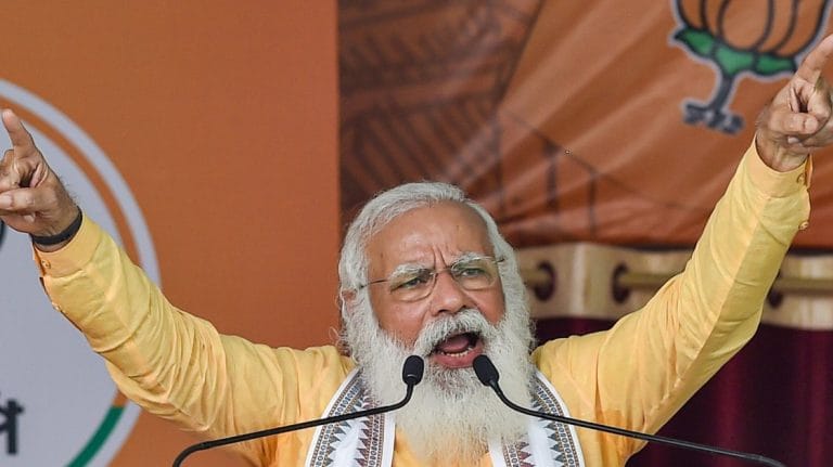 With one speech and free vaccines, Modi is India’s messiah again. States blamed for failure
