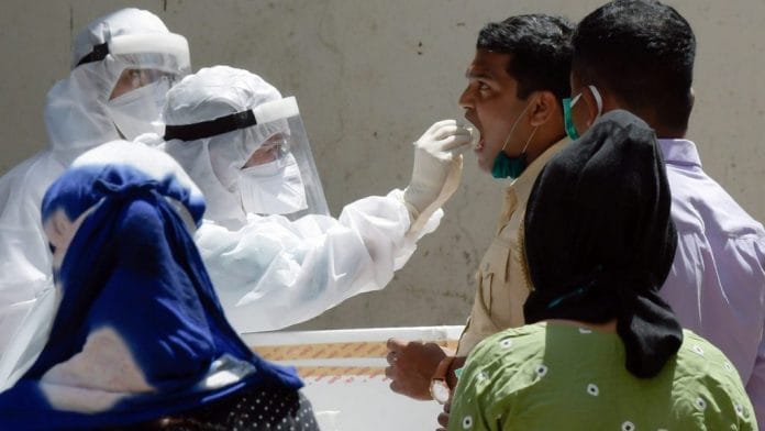 Covid swab testing | Representational image | ANI