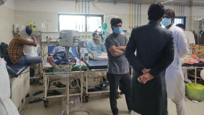 Covid patients at AMU's Jawaharlal Nehru Medical College | Kritika Sharma | ThePrint