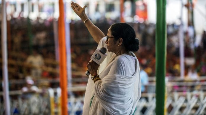 File photo of West Bengal CM Mamata Banerjee speaking during an election campaign rally | Photographer: Prashanth Vishwanathan | Bloomberg File photo of West Bengal CM Mamata Banerjee speaking during an election campaign rally | Photographer: Prashanth Vishwanathan | Bloomberg
