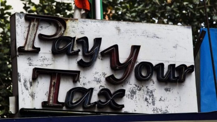 File image of a sign outside the Income Tax office | Photo: Brent Lewin | Bloomberg