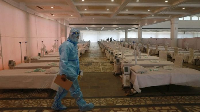 The Sri Guru Tegh Bahadur Covid-19 Medical Isolation and Treatment Centre opened Monday | Photo: Manisha Mondal/ThePrint