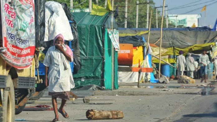 Farmer protests have been seen as a contributing factor to Sonipat's high positivity rates | Suraj Singh Bisht | ThePrint