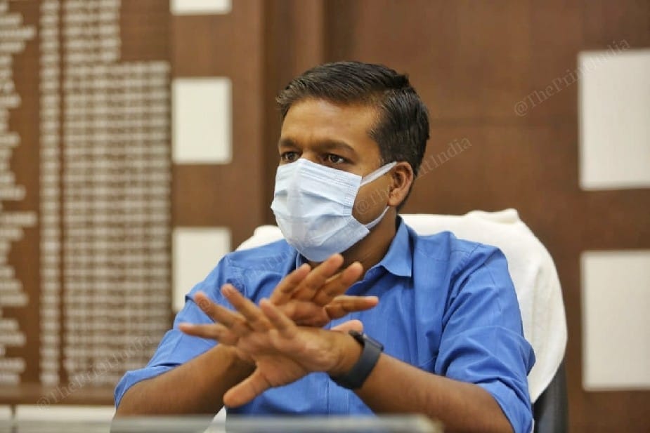 Agra District Magistrate Prabhu N. Singh. | Photo: Praveen Jain/ThePrint 