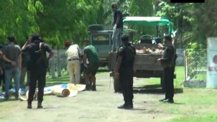 The Assam Police & Assam Rifles killed six DNLA terrorists in Dhansiri Area of Karbi Anglong on 23 May 2021. | Photo: ANI