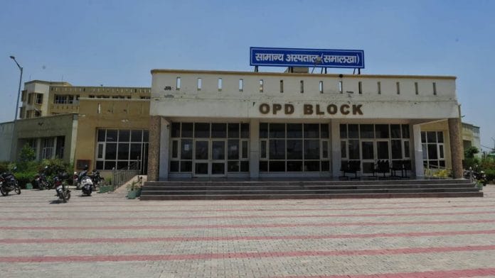 The 100-bed government hospital in Samalkha that was inaugurated in 2019 | Suraj Singh Bisht | ThePrint