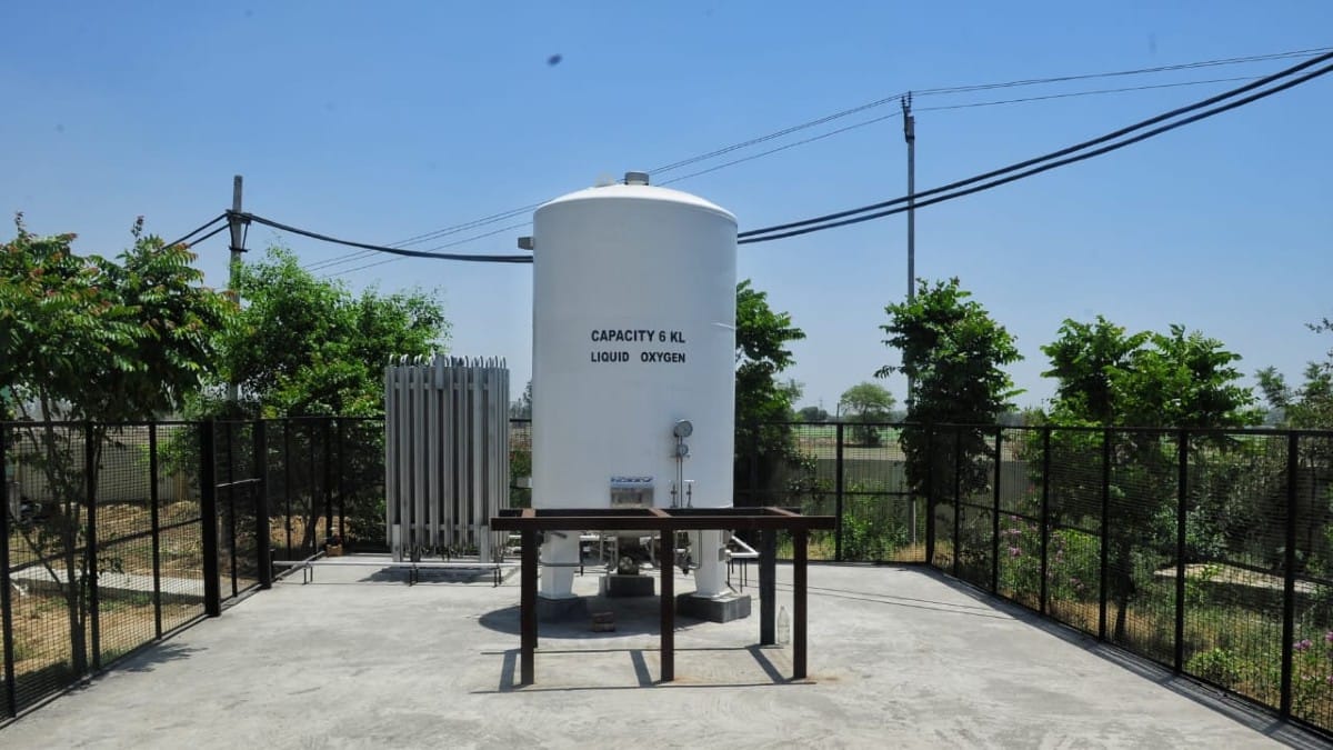 The oxygen tank at the hospital that till recently didn'tm have oxygen | Suraj Singh Bisht | ThePrint