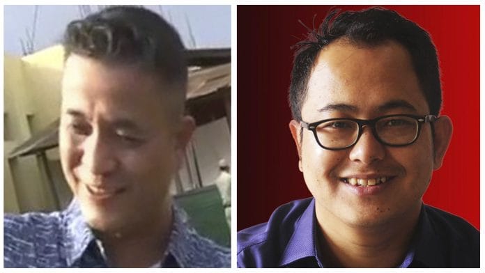 File photos of journalist Kishorechandra Wangkhem and activist Erendro Leichombam | ANI & Facebook