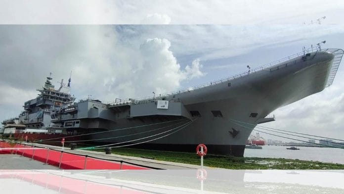 Indigenous aircraft carrier INS Vikrant is at advanced stages of construction at Cochin Shipyard Limited | Photo: Special arrangement