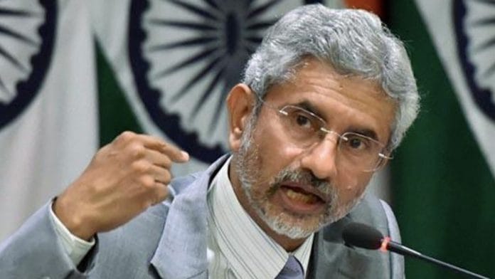 File photo of Union Minister of External Affairs S. Jaishankar | Twitter @DrSJaishankar