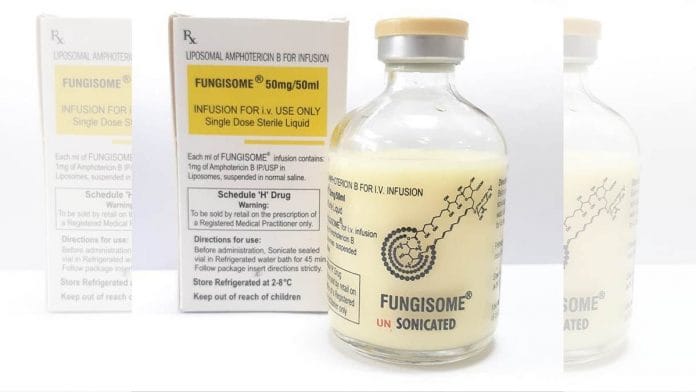 Liposomal Amphotericin B manufactured by Lifecare Innovations | Photo by special arrangement