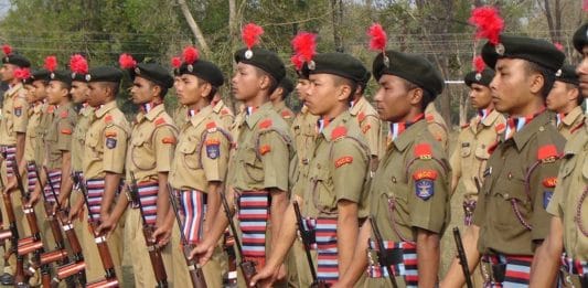 File photo | Sainik School Goalpara cadets | Wikimedia Commons