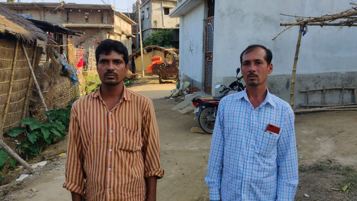 Riyaz Aalam and his brother Wahab Mia | Sajid Ali | ThePrint