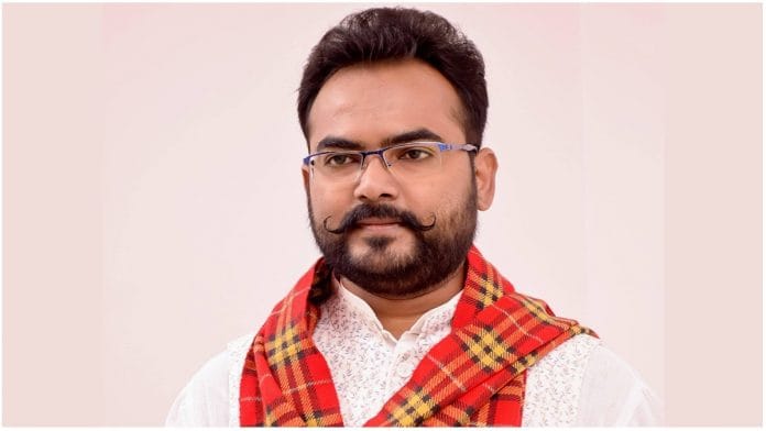 Brajesh Kumar Prajapati, the BJP MLA from Tindwari in Banda district | Facebook/@brajeshprajapatibjp