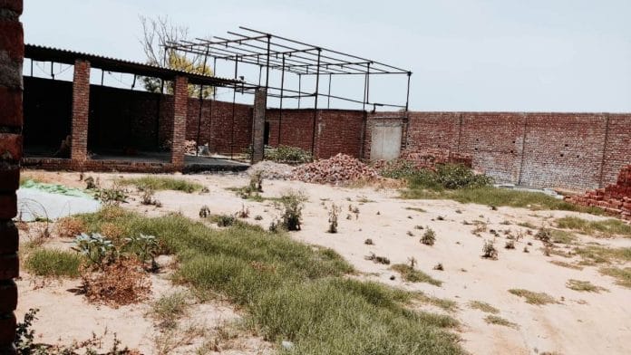 A factory at Adhaun village, Akrabad, where the illicit liquor was allegedly produced by the suspected cartel | Shubhangi Misra | ThePrint