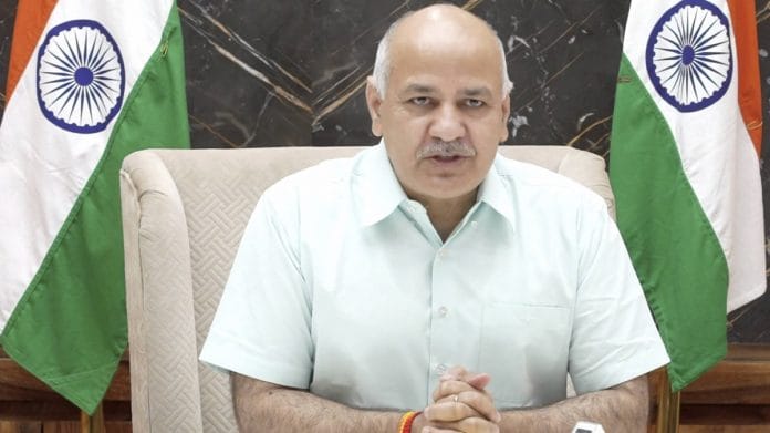 Delhi Deputy Chief Minister Manish Sisodia during a press conference in New Delhi, on 12 June 2021 | PTI