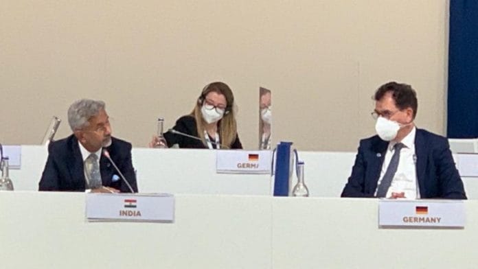 External Affairs Minister S Jaishankar at the G20 ministerial meetings in Matera, Italy, on 29 June 2021 | Twitter/@DrSJaishankar