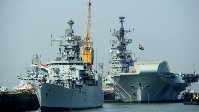Representational image of Indian Navy ships | Photo: Commons