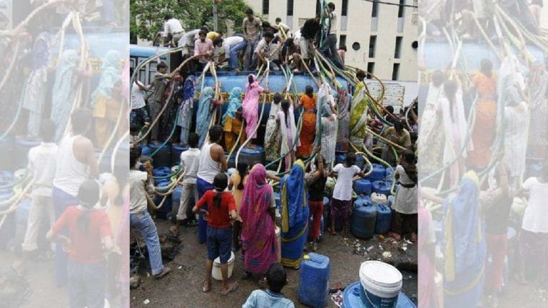 BJP leaders share 12-year-old photo and claim Delhi govt is ignoring ‘water crisis’