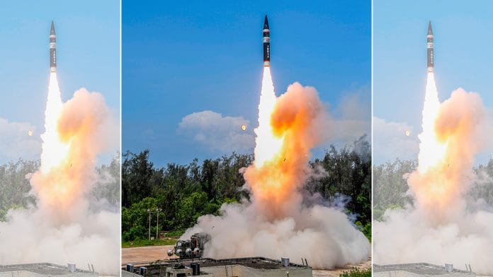 Agni P missile