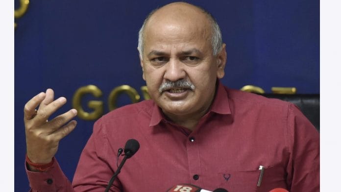 File photo of Delhi Deputy Chief Minister Manish Sisodia | PTI