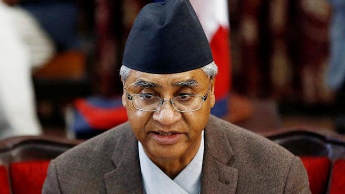 File photo of Sher Bahadur Deuba | Twitter