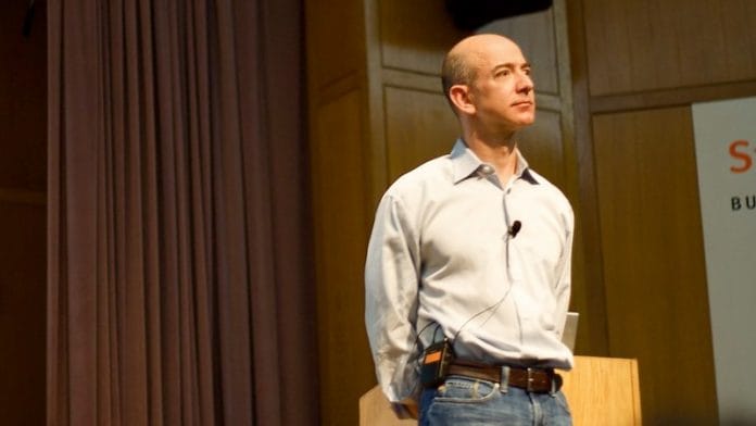 File photo of founder, executive chairman of Amazon| Flickr
