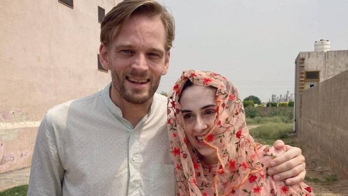 Karl Rock, a New Zealand citizen, and his Indian wife Manisha Malik | Karl Rock | Twitter