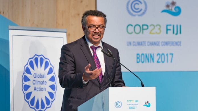 File image of WHO director general, Tedros Adhanom Ghebreyesus | Flickr
