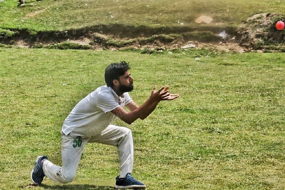  Catching the boll at Homepabthri kulgam district | Photo: Praveen Jain | ThePrint